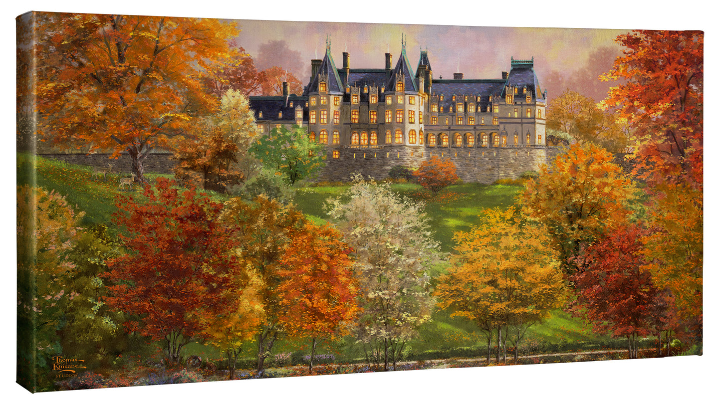 Biltmore in the Fall - 16" x 31" Gallery Wrapped Canvas