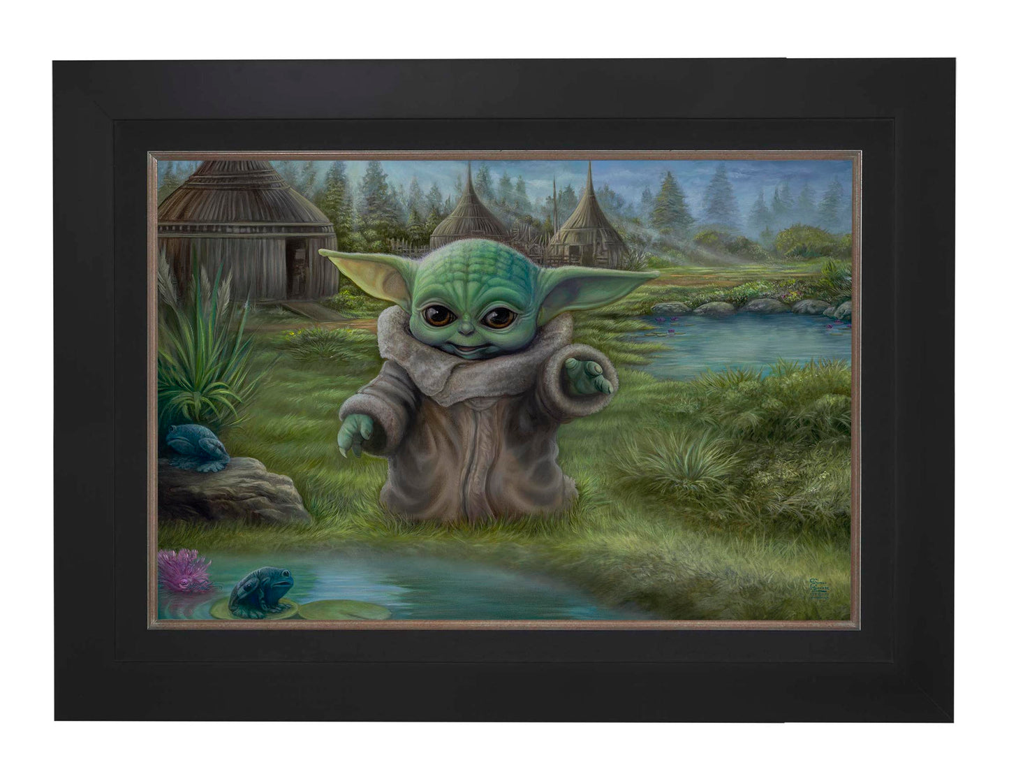 The Mandalorian™ - Child's Play - Framed Limited Edition Canvas (SN - Standard Numbered) - 27.5" x 36.5"