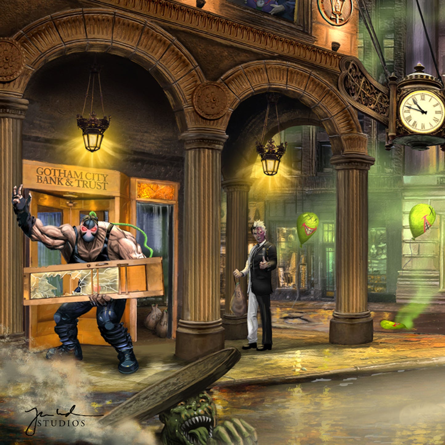 Batman™ Gotham City™- Limited Edition Canvas (SN - Standard Numbered) - 27.5" x 36.5"