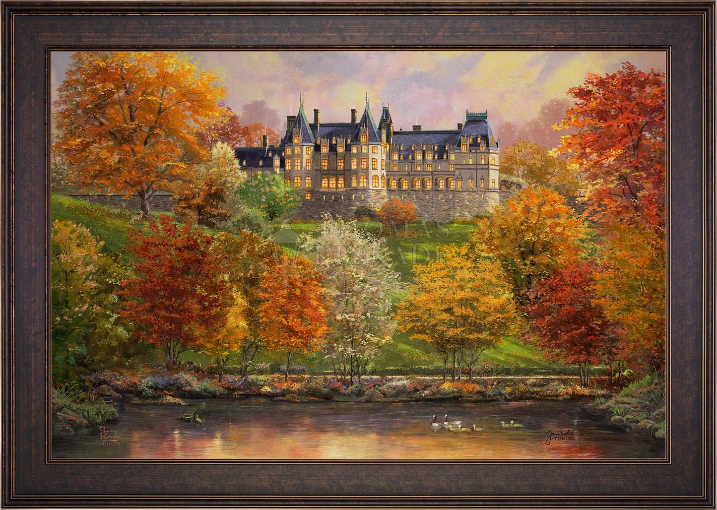 Biltmore in the Fall - Limited Edition Canvas (PP - Publisher's Proof) - 28" x 37"