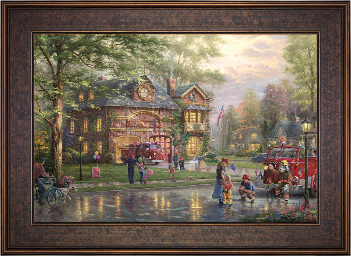 Hometown Firehouse - Limited Edition Canvas