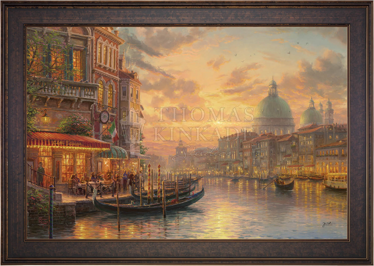 Venetian Cafe - Limited Edition Canvas (PP - Publisher's Proof) - 28" x 37"