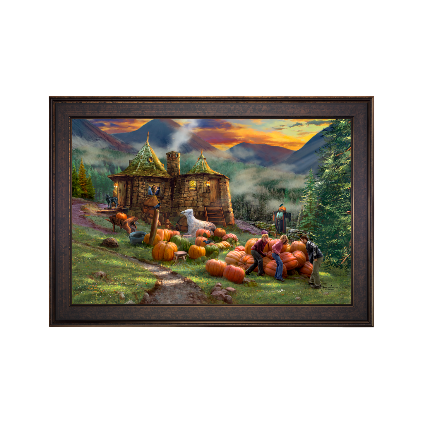 Harry Potter™ Hagrid's Hut - Framed Limited Edition Canvas (PP - Publisher's Proof) - 28"x37"