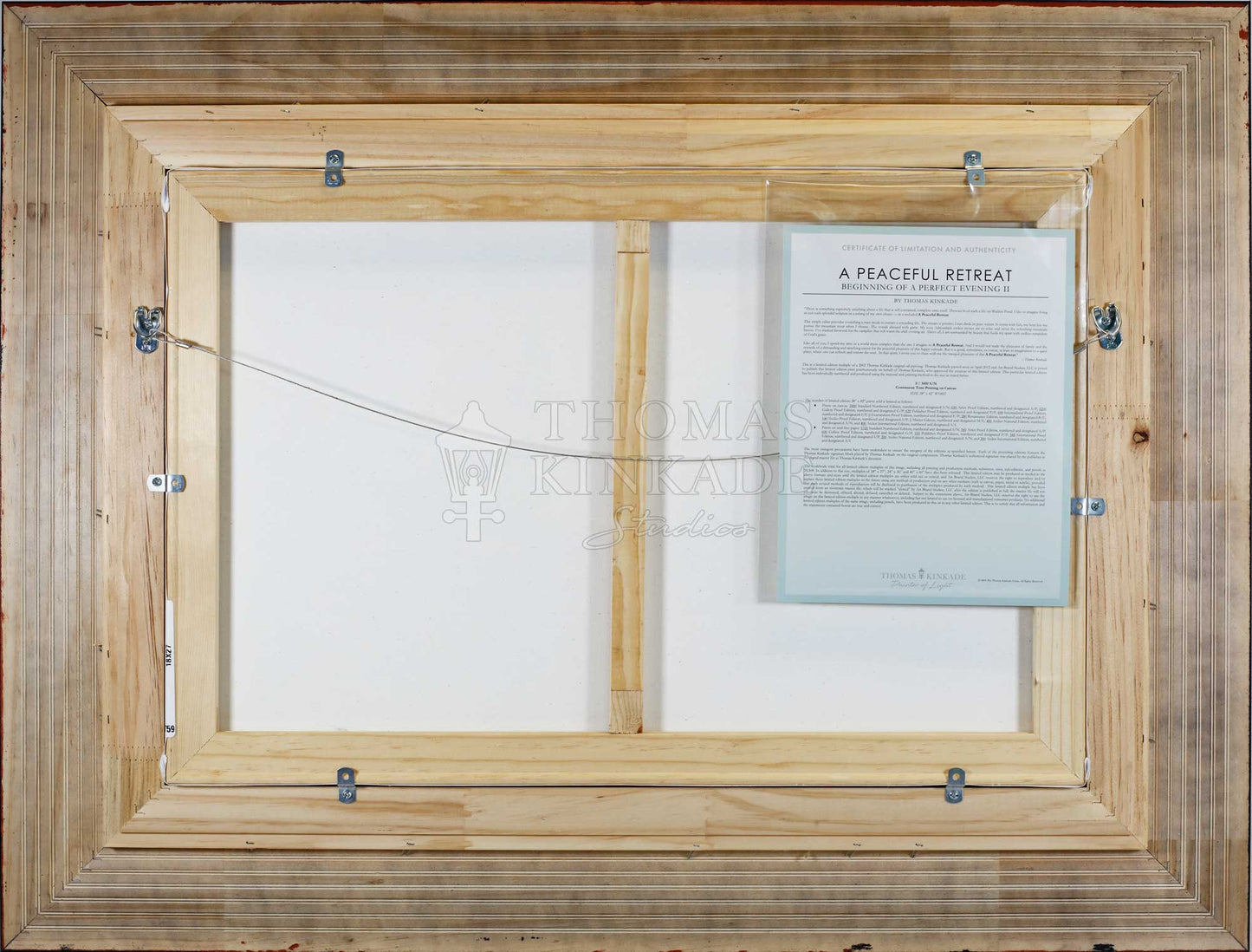 A Peaceful Retreat - Framed Limited Edition Canvas (SN - Standard Numbered) - 38.5" x 52.5"