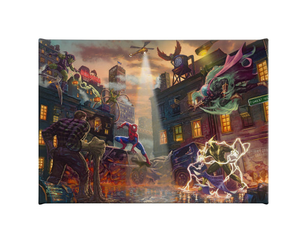 Spider-Man vs. the Sinister Six - 10" x 14" Gallery Wrapped Canvas