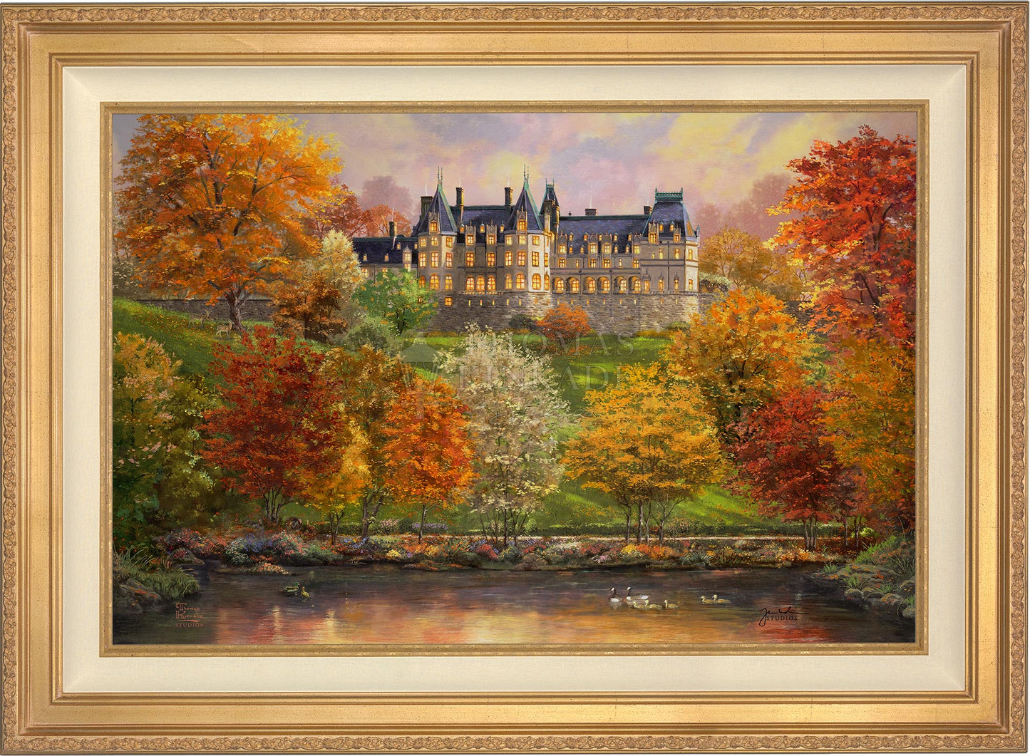 Biltmore in the Fall - Limited Edition Canvas (PP - Publisher's Proof) - 28" x 37"