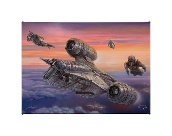 The Mandalorian™ - The Escort - 10" x 14" Gallery Wrapped Canvas