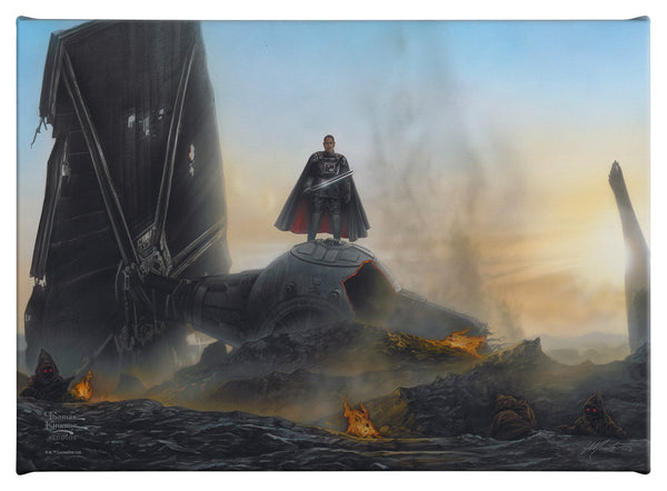 The Mandalorian™ - Undeterred - 10" x 14" Gallery Wrapped Canvas