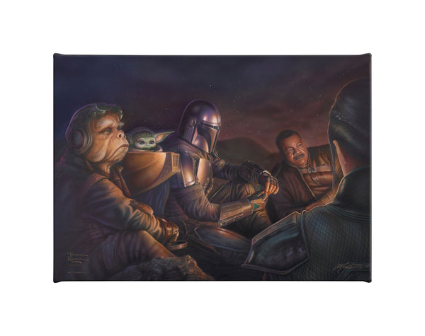 The Mandalorian™ - An Uneasy Alliance - 10" x 14" Gallery Wrapped Canvas
