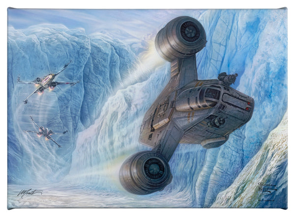 The Mandalorian™ - Cold Pursuit - 10" x 14" Gallery Wrapped Canvas