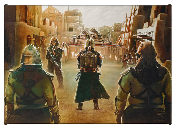 The Book of Boba Fett™ - A New Challenge - 10" x 14" Gallery Wrapped Canvas