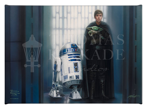 The Mandalorian™ - In Good Hands - 10" x 14" Gallery Wrapped Canvas
