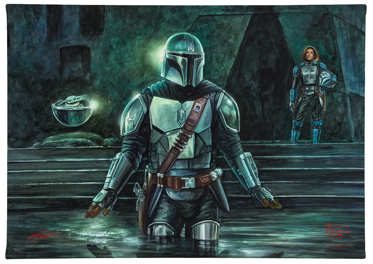 The Mandalorian™ - This is the Way - 10" x 14" Gallery Wrapped Canvas