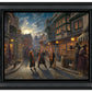 Harry Potter™ Diagon Alley™  - 19.5" x 23.5" Brushstroke Vignette (Satin Black Frame)