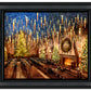 Harry Potter™ Great Hall  - 19.5" x 23.5" Brushstroke Vignette (Satin Black Frame)