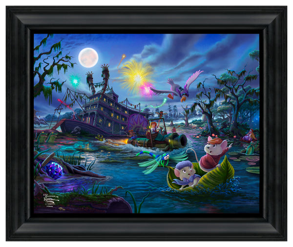 Disney The Rescuers  - 19.5" x 23.5" Disney Vignette (Satin Black Frame)