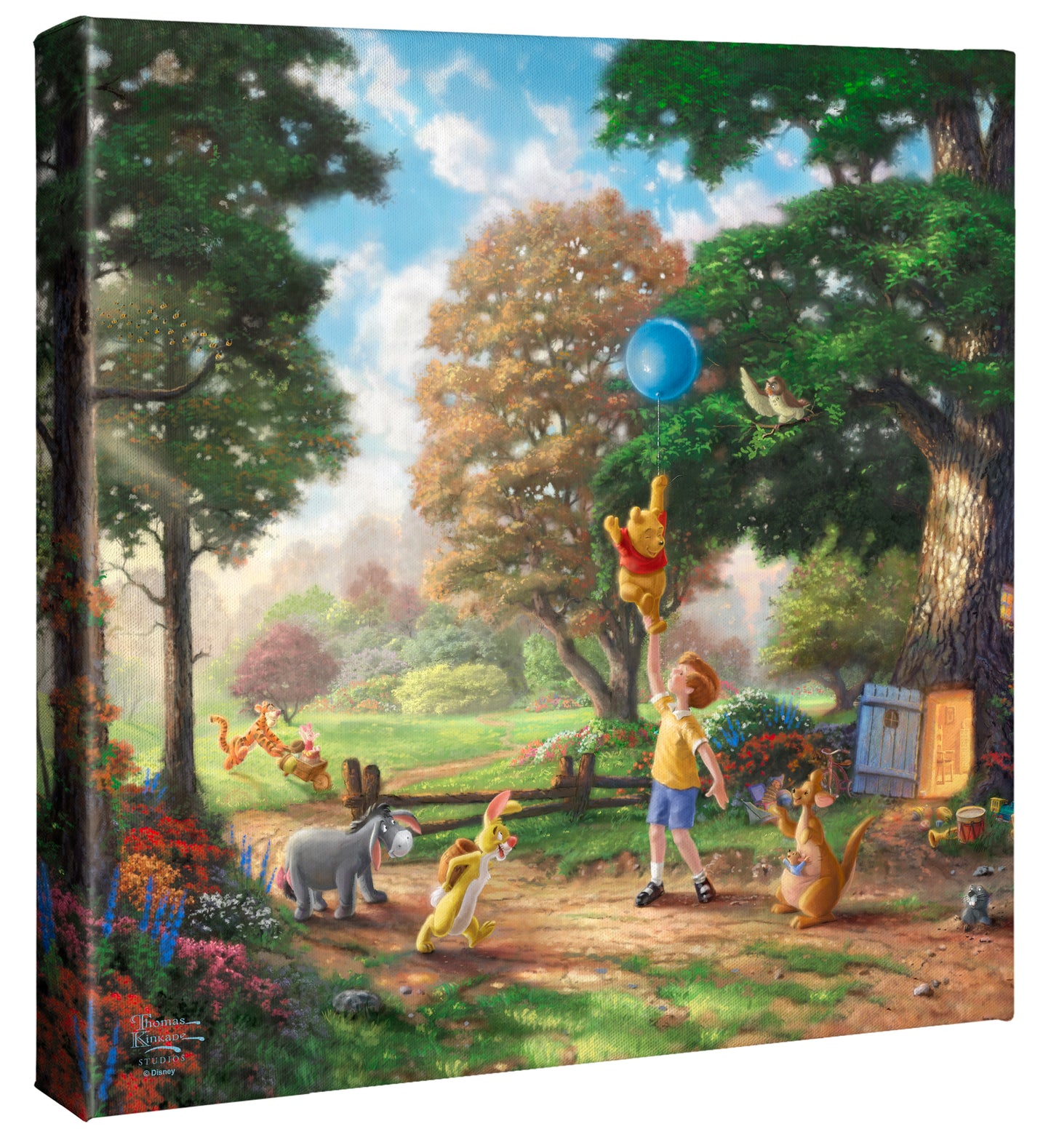 Disney Winnie the Pooh II - 14" x 14 " Gallery Wrapped Canvas