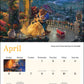 Disney Dreams Collection by Thomas Kinkade Studios 2026 Wall Calendar