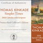 Thomas Kinkade Collector's Scripture Edition 2026 Deluxe Wall Calendar + Print