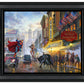 Batman™ Superman™ and Wonder Woman™: The Trinity I - 19.5" x 23.5" Brushstroke Vignette (Satin Black Frame)