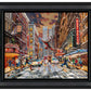 Deadpool - Snow Day - 19.5" x 23.5" Brushstroke Vignette (Satin Black Frame)