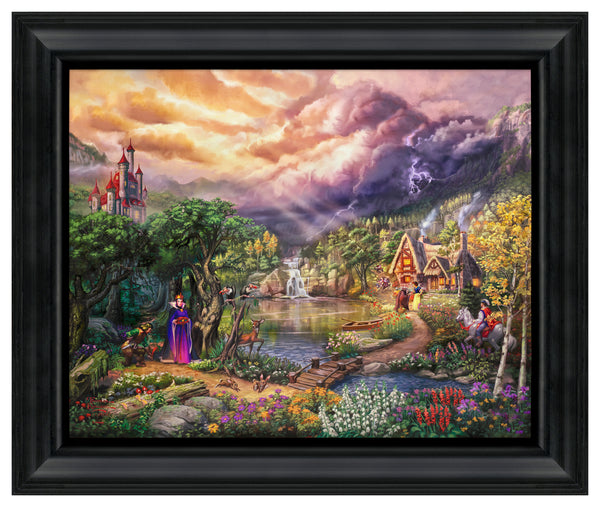 Disney Evil Queen  - 19.5" x 23.5" Disney Vignette (Satin Black Frame)