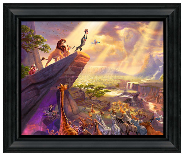 Disney The Lion King - 19.5" x 23.5" Disney Vignette (Satin Black Frame)