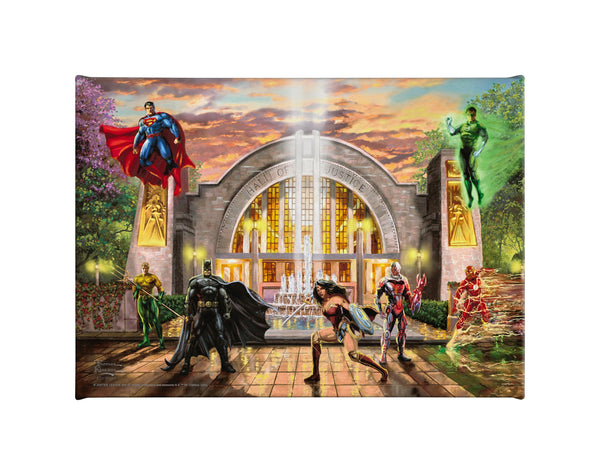 Hall of Justice - 10" x 14" Gallery Wrapped Canvas