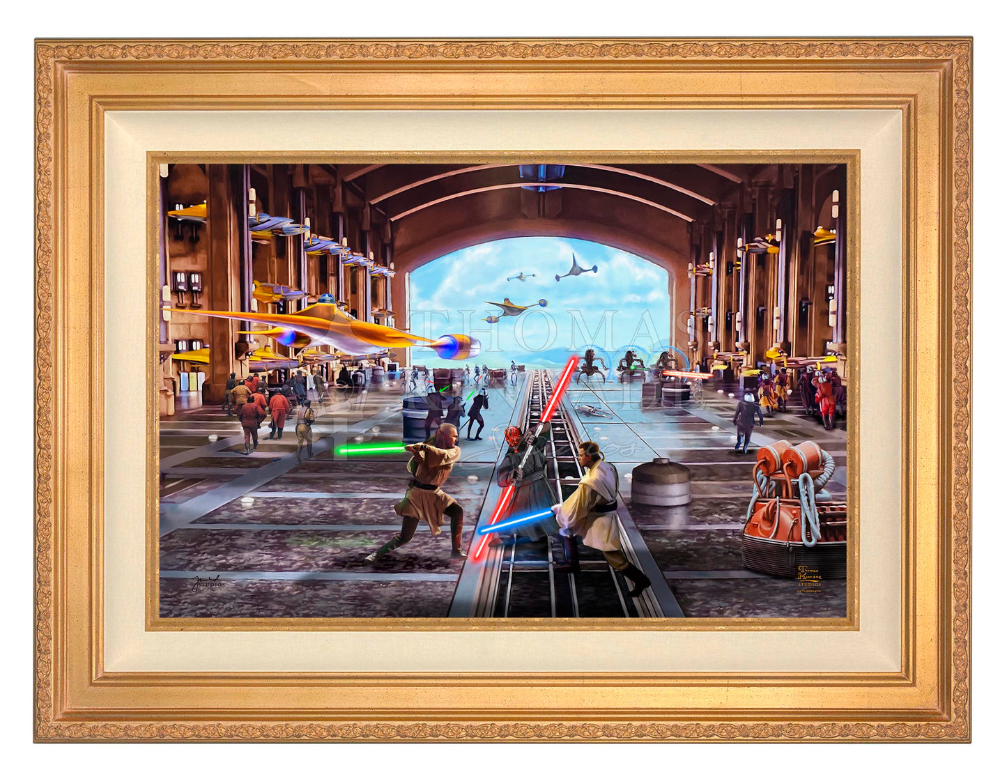 Liberation of Naboo - Framed Limited Edition Canvas (SN - Standard Number) - 27.5" x 36.5"