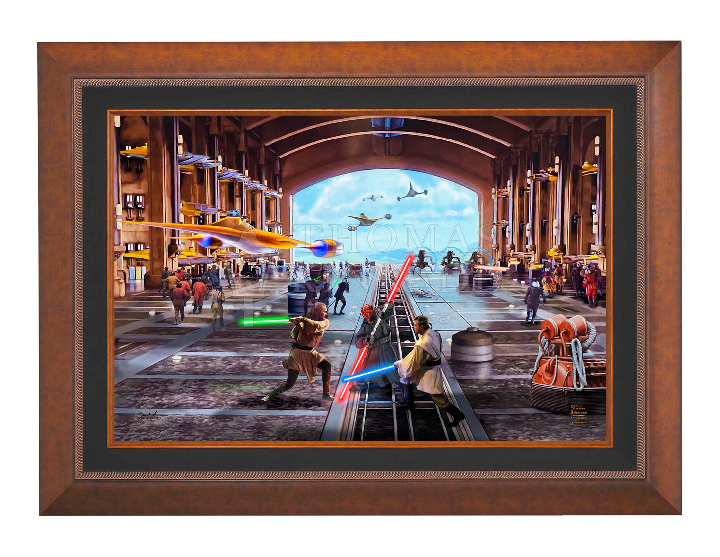 Liberation of Naboo - Framed Limited Edition Canvas (SN - Standard Number) - 27.5" x 36.5"