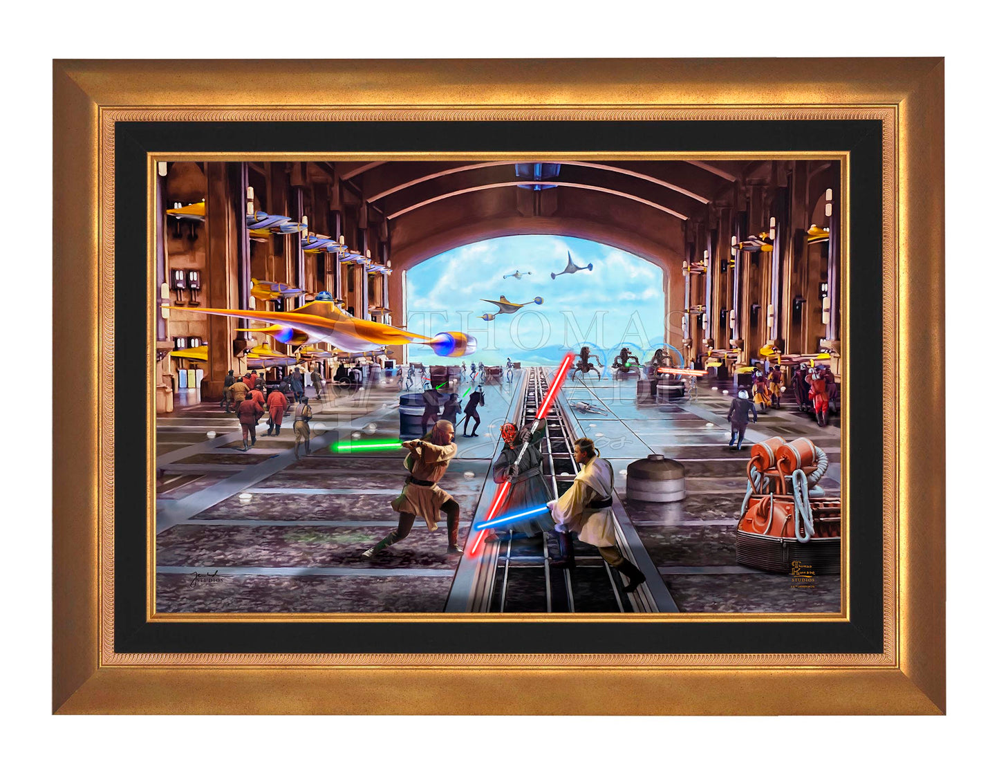 Liberation of Naboo - Framed Limited Edition Canvas (SN - Standard Number) - 27.5" x 36.5"
