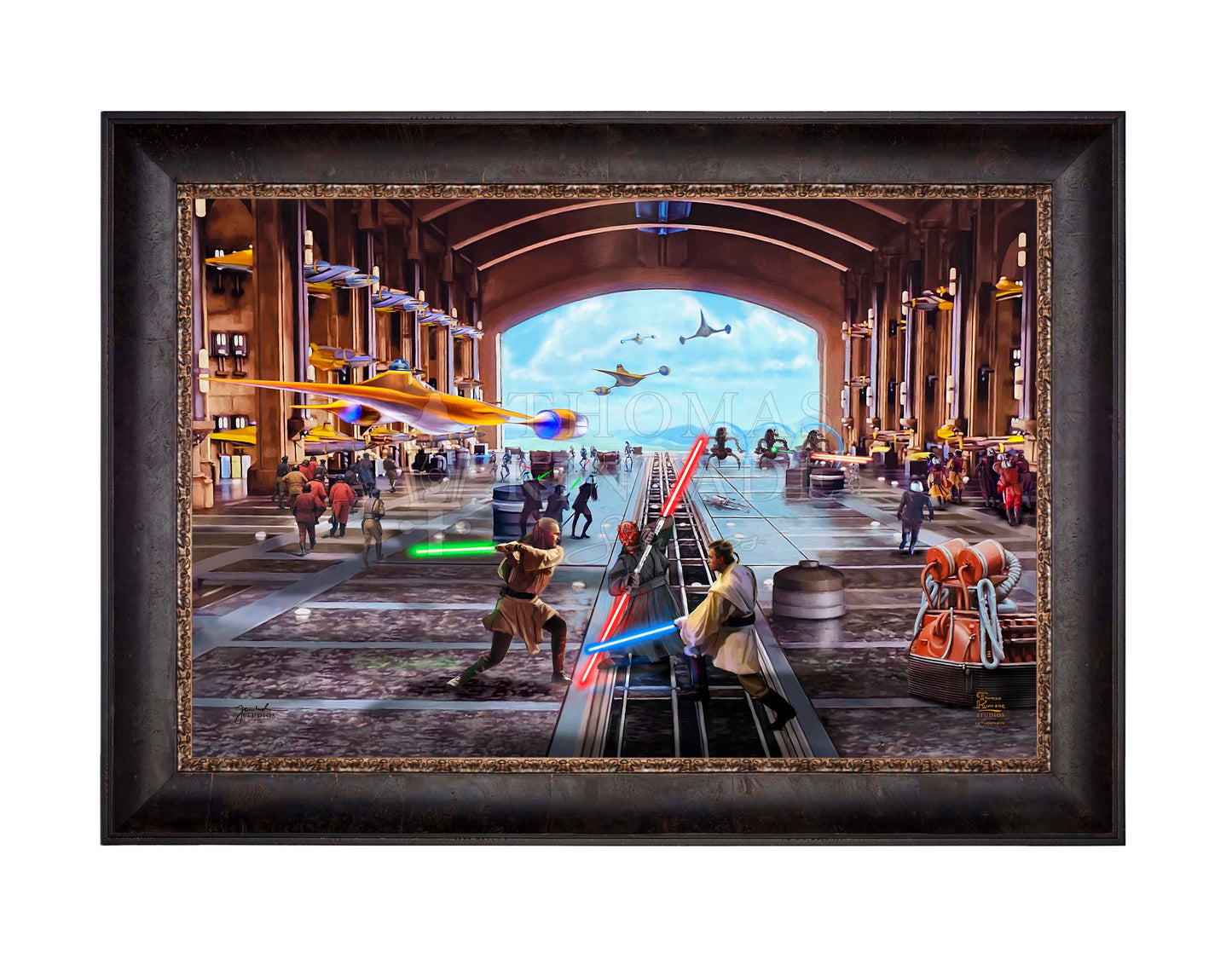 Liberation of Naboo - Framed Limited Edition Canvas (SN - Standard Number) - 27.5" x 36.5"