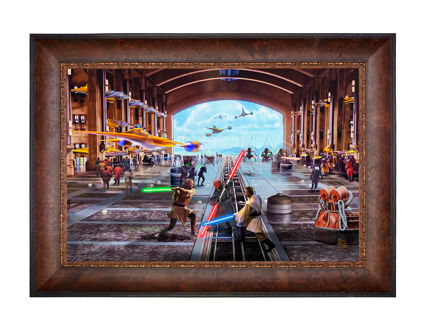 Liberation of Naboo - Framed Limited Edition Canvas (SN - Standard Number) - 27.5" x 36.5"