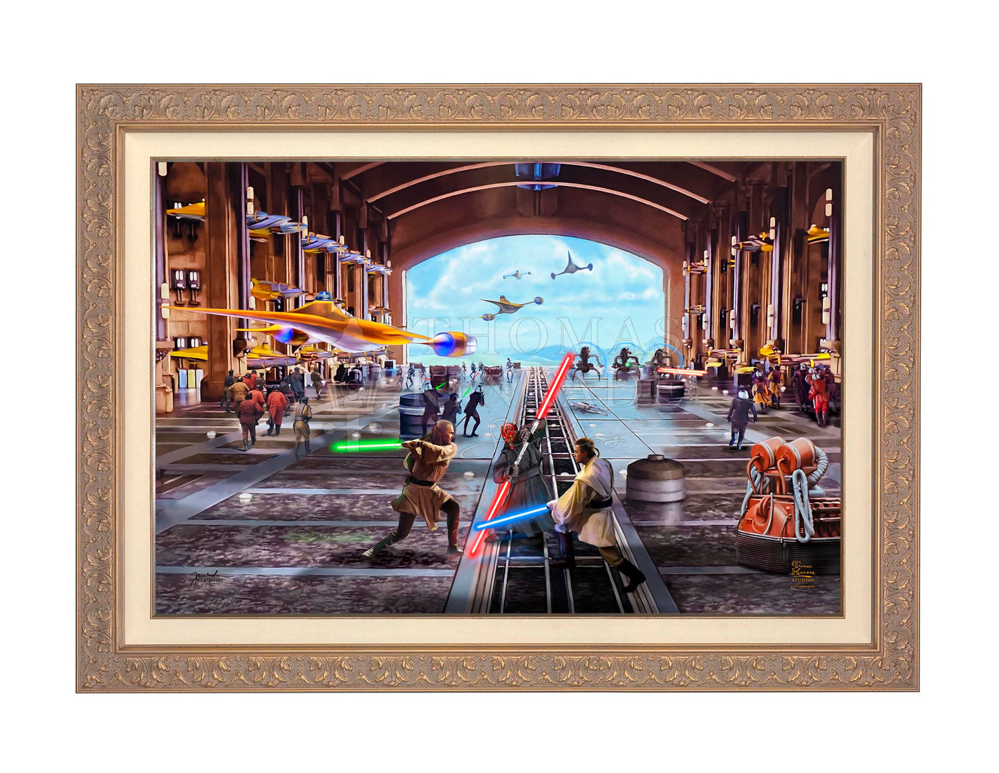 Liberation of Naboo - Framed Limited Edition Canvas (SN - Standard Number) - 27.5" x 36.5"
