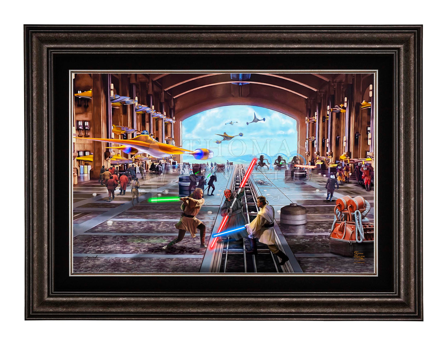 Liberation of Naboo - Framed Limited Edition Canvas (SN - Standard Number) - 27.5" x 36.5"