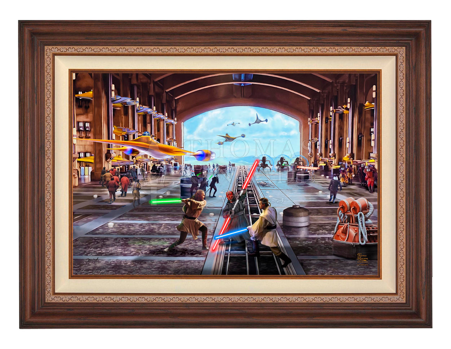 Liberation of Naboo - Framed Limited Edition Canvas (SN - Standard Number) - 27.5" x 36.5"