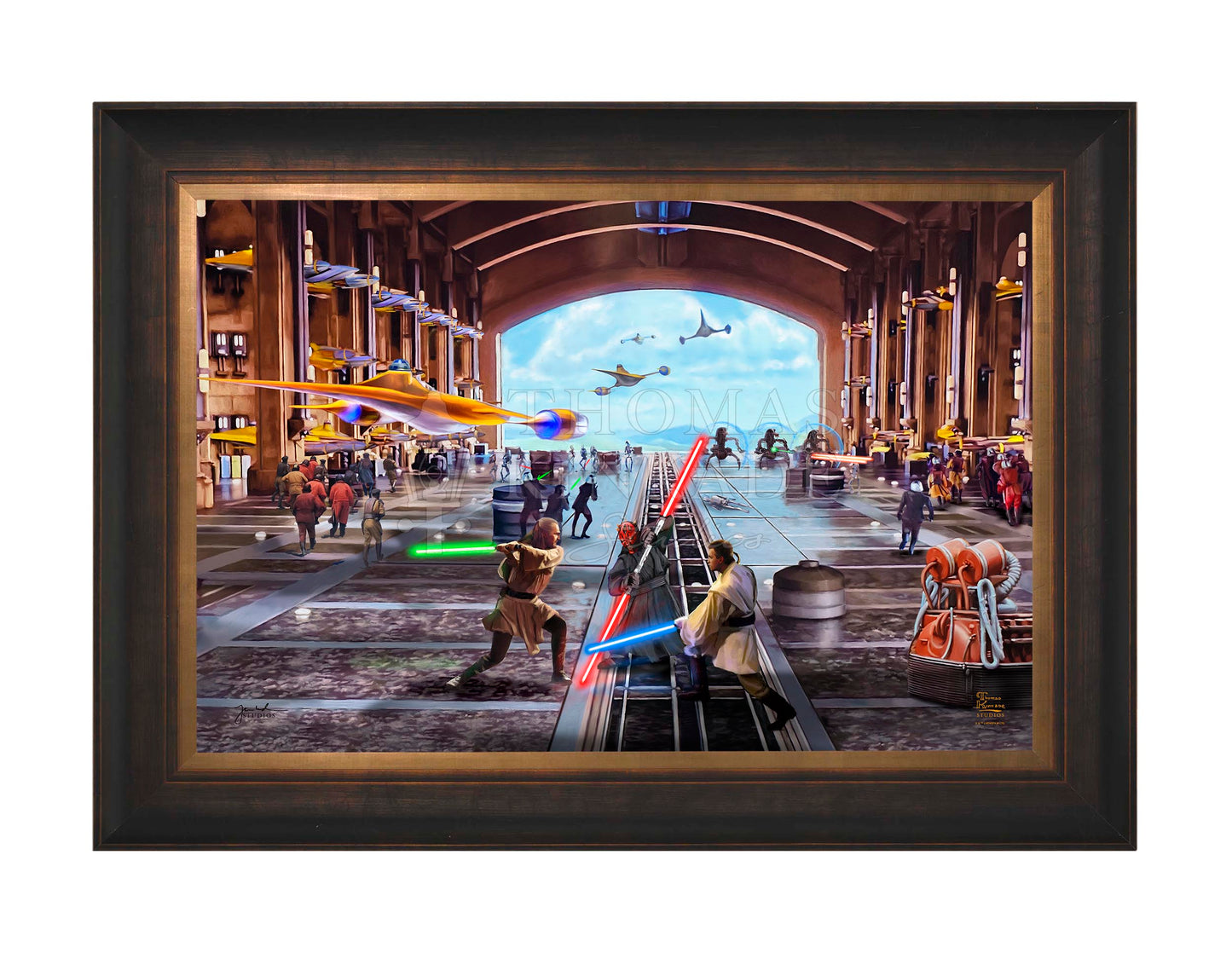Liberation of Naboo - Framed Limited Edition Canvas (SN - Standard Number) - 27.5" x 36.5"