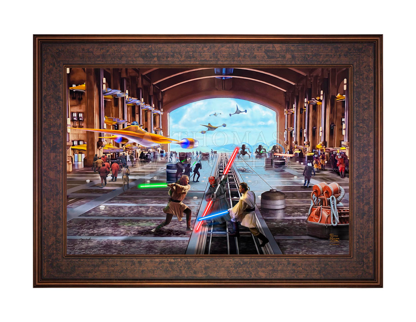 Liberation of Naboo - Framed Limited Edition Canvas (SN - Standard Number) - 27.5" x 36.5"