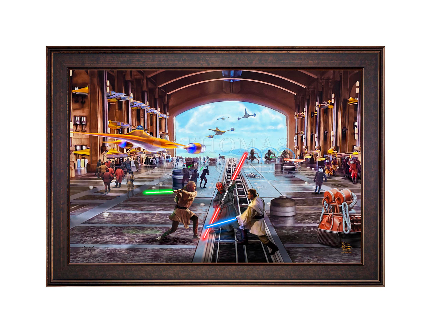Liberation of Naboo - Framed Limited Edition Canvas (SN - Standard Number) - 27.5" x 36.5"