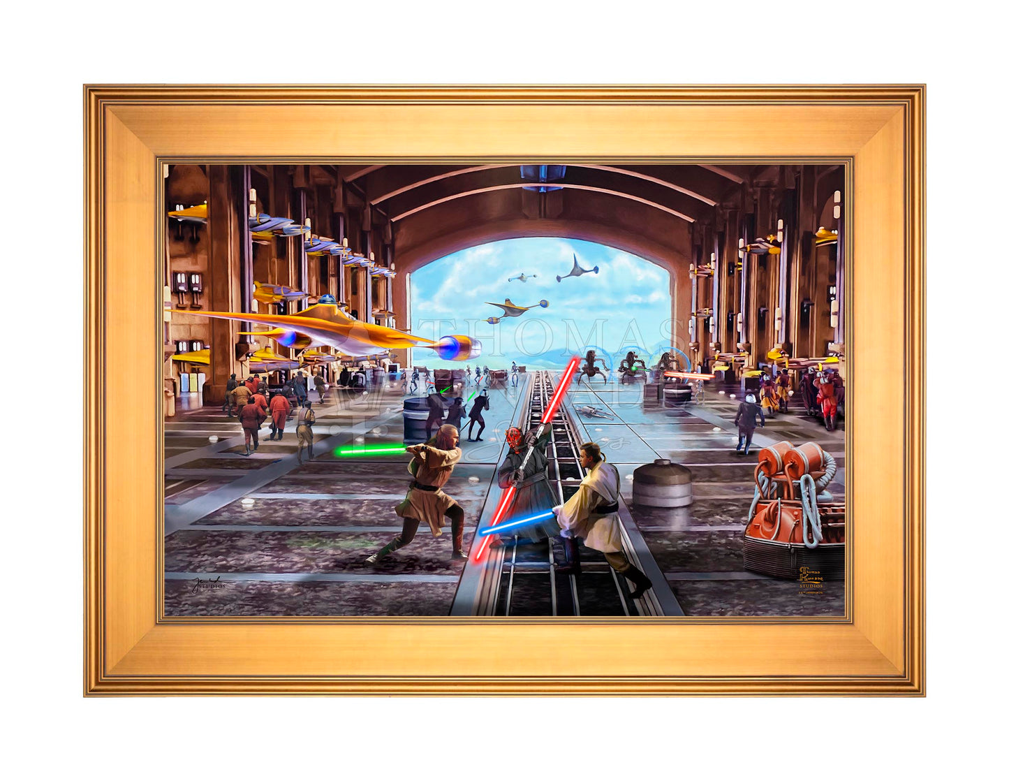Liberation of Naboo - Framed Limited Edition Canvas (SN - Standard Number) - 27.5" x 36.5"