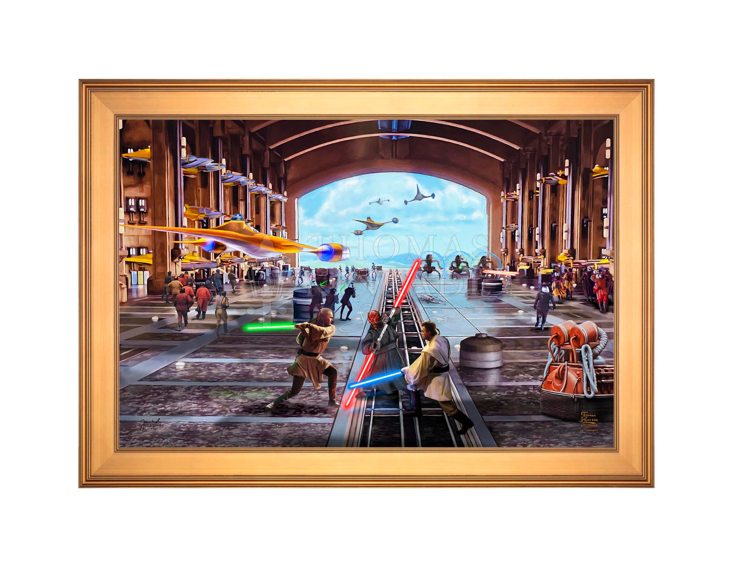 Liberation of Naboo - Framed Limited Edition Canvas (SN - Standard Number) - 27.5" x 36.5"