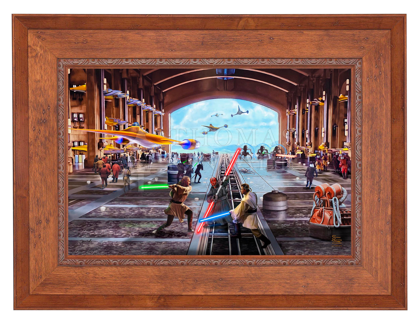 Liberation of Naboo - Framed Limited Edition Canvas (SN - Standard Number) - 27.5" x 36.5"