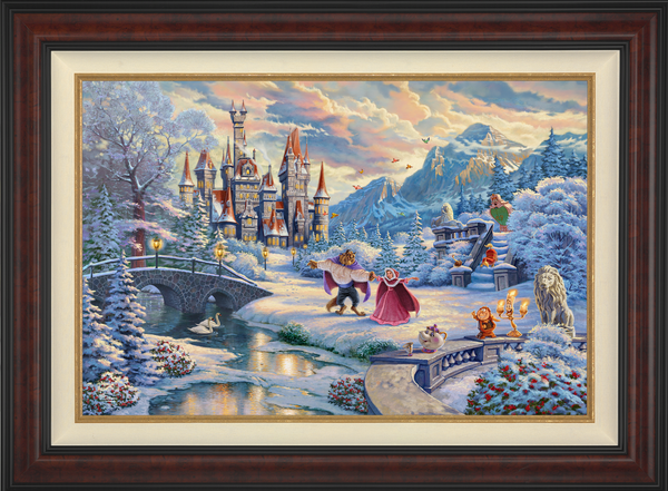 Disney Beauty and the Beast Winter Enchantment - Limited Edition Canvas (EE - Estate Edition) - 28" x 37"