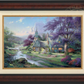 Clocktower Cottage - Framed Limited Edition Canvas (SN - Standard Numbered) - 34.5" x 46.5"