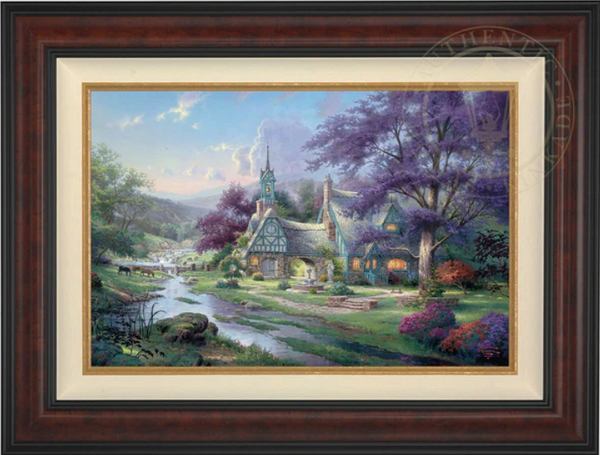 Clocktower Cottage - Framed Limited Edition Canvas (SN - Standard Numbered) - 34.5" x 46.5"