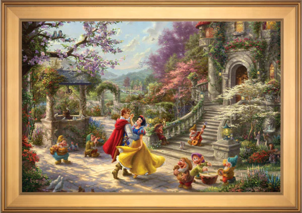 Disney Snow White Dancing in the Sunlight - Limited Edition Canvas (SN - Standard Number) - 34.5" x 46.5"