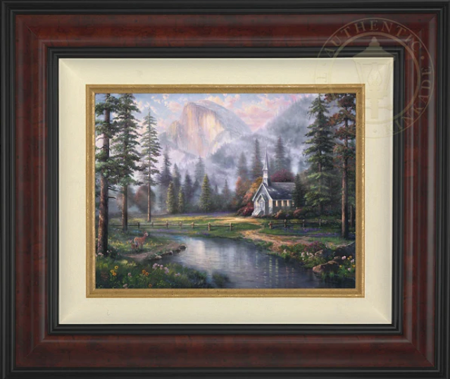 Valley Chapel - Framed Limited Edition Canvas (SN - Standard Numbered) - 35.5" x 44"