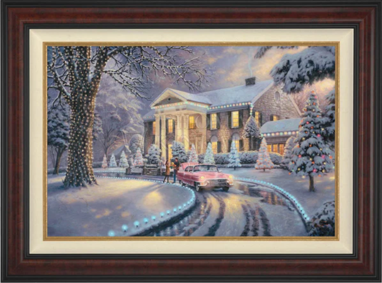 Graceland Christmas® - Framed Limited Edition Canvas (SN - Standard Numbered) - 34.5" x 46.5"