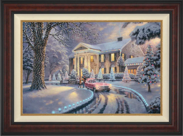 Graceland Christmas® - Framed Limited Edition Canvas (SN - Standard Numbered) - 34.5" x 46.5"