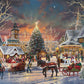 The Christmas Festival - Framed Limited Edition Canvas (EE - Estate Edition) - 27.5" x 36.5"